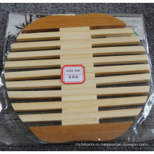 (BC-M1007) Handmade Natural Bamboo Apple Shape Heat Insulation Mat